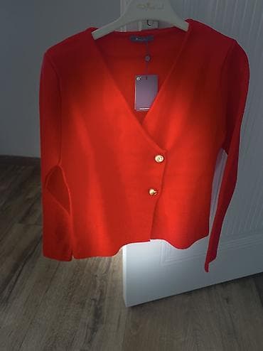 irşad electronics saat: Sviter, Massimo Dutti, S, rəng - Qırmızı — 4