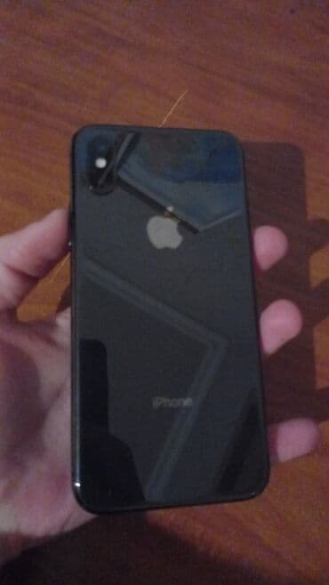 köhne telefonlar: IPhone X, Qara, Face ID — 1