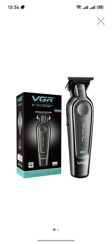 VGR V-995i Professional Hair Trimmer - 7000 RPM güclü motor – sürətli lalafo.az -da VGR V-995i Professional Hair Trimmer - 7000 RPM güclü motor – sürətli