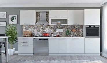 akrilik: Sifarişlə mətbəx dəsti, Sadə petlələr, MDF, Kredit var, Pulsuz çatdırılma — 3