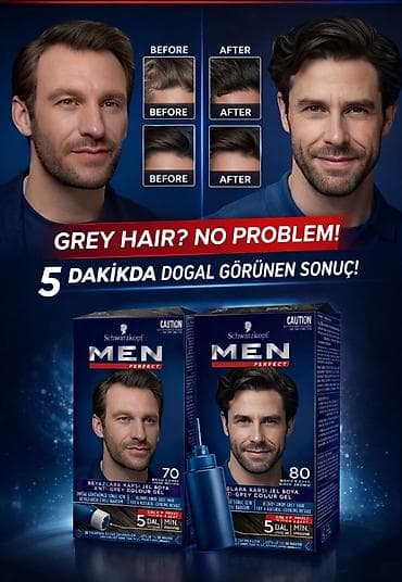 Schwarzkopf Men Perfect – kişilər üçün ağıllı saç rəngləndirici jel -