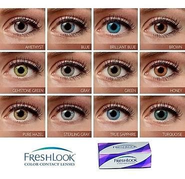 FreshLook Colorblends rəngli kontakt linzaları Qabla Birlikde -