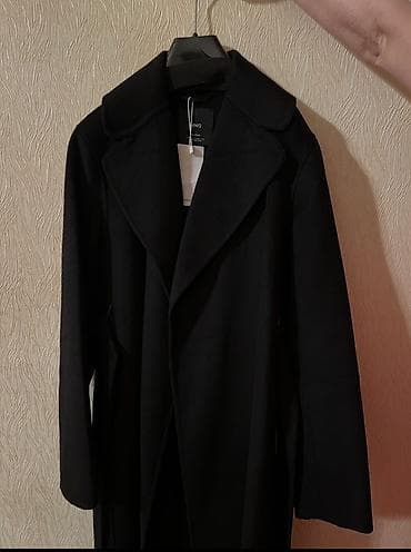 palto 2022: Palto, Mango, XS, rəng - Qara — 2