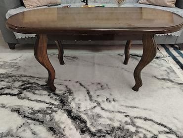 oturacaq stollar: Qonaq masası, Taxta, Oval masa — 3