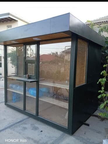 Будки, киоски: ZB Şüşəli kiosk/pavilon - Ölçü təxmini: kiçik modul tipli, küçə — 1