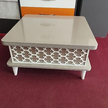 Jurnal masası, Yeni, Açılan, MDF, Kvadrat masa