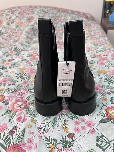 yarı botinkalar: Yeni Parfois qadın çəkməsi – Chelsea stilində, qara rəng. Olcu 39 — 4