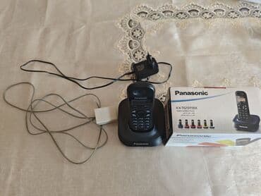 2 ci əl telfonlar: Stasionar telefon Panasonic, Simsiz, İşlənmiş — 2