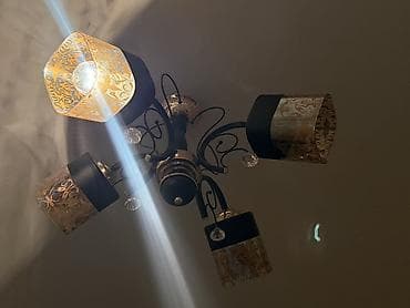 masaüstü çıraq: Çılçıraq, 5 lampa, Metal — 2