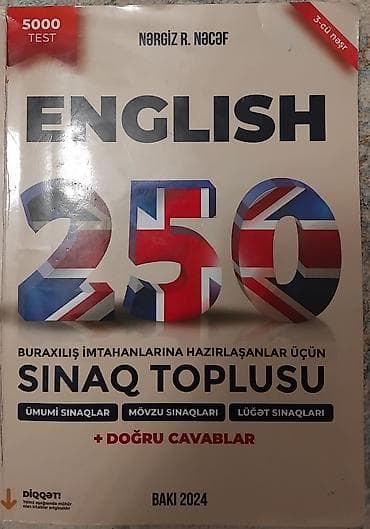Məhsul: English 250 – Buraxılış imtahanlarına hazırlaşanlar üçün sınaq