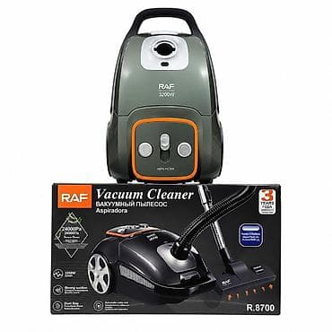 RAF R.8700 tozsoran - Güclü mühərrik: 3200W - Vakuum gücü: 24 000 Pa — 2