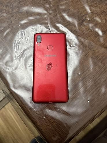 Samsung Galaxy A10s, 32 GB, rəng - Qırmızı, Düyməli, Barmaq izi, İki sim kartlı lalafo.az -da Samsung Galaxy A10s, 32 GB, rəng - Qırmızı, Düyməli, Barmaq izi, İki sim kartlı