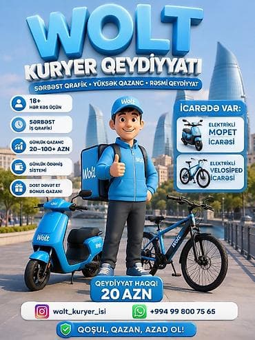 Sürücü-kuryer tələb olunur, Nəqliyyat təmin edilir, Gündəlik ödəniş, Təcrübəsiz lalafo.az -da Sürücü-kuryer tələb olunur, Nəqliyyat təmin edilir, Gündəlik ödəniş, Təcrübəsiz