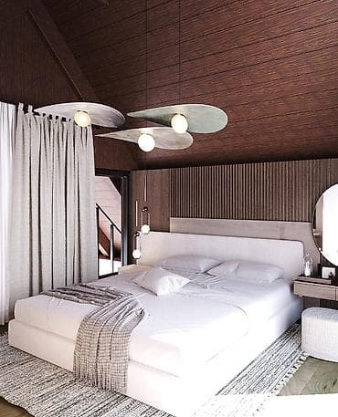 demir qapi gence: «Barn House»: ▸ 60 m² — 2 yataq otağı, zal, studio tipli mətbəx — 9