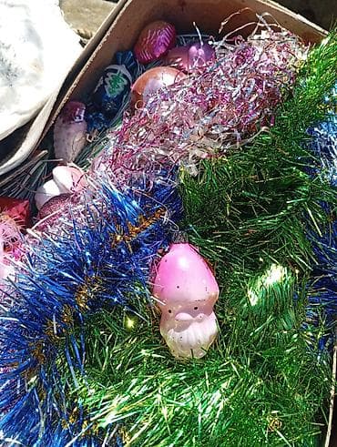 yolka bəzəyi: Yeni il bəzəkləri dəsti - Rəngbərəng işıq qirlandası: yaşıl naqilli — 5