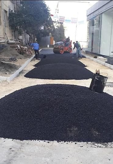 Digər tikinti xidmətləri: Asfaltlanma və yol örtüyü xidməti - Hər növ sahələrdə asfalt işləri — 1