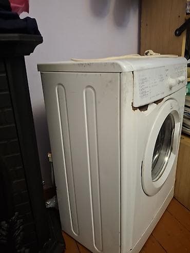 Техника и электроника: Стиральная машина Indesit, 5 кг, Требуется ремонт, Автомат, Без сушки — 3