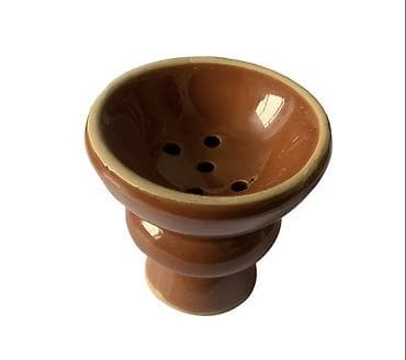 bas: Keramika nərgilə başlığı (kasası) - Material: şirli keramika - — 1