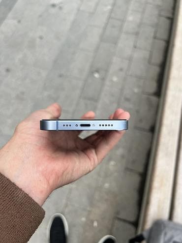 iphone x qiriq: IPhone 14, 128 GB, Mavi, Simsiz şarj, Face ID — 6