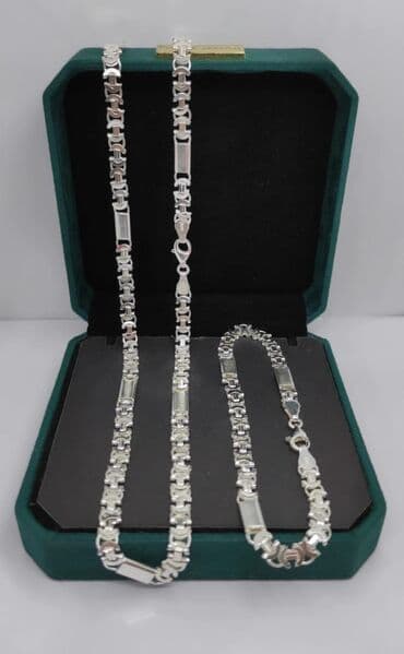 Аксессуары: В комплекте: Браслет, Колье, Серебро, 583 проба — 1