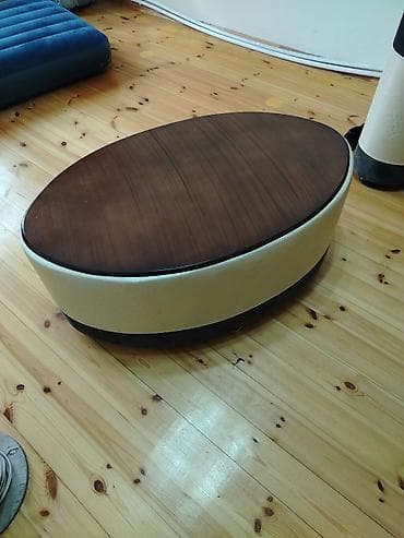 Oval masa, Açılmayan, Təkərsiz, Taxta, Zəmanətsiz