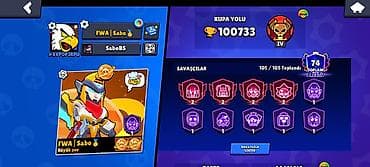 oyuncalar: Brawl Stars hesabı – geniş məzmunlu, tam hazır oyun profili - Kupa — 2