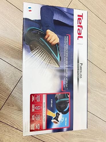 Yenidir.Endirim olacaq!!!Tefal Puregliss FV8066 buxarlı ütü