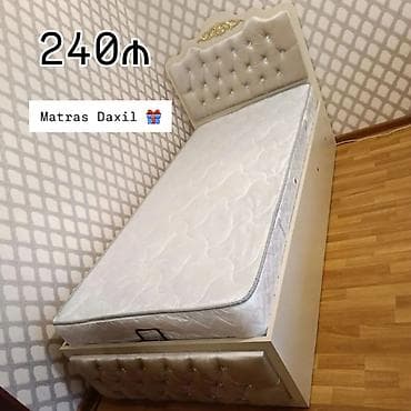 Təknəfərlik çarpayı, Matras ilə — 1