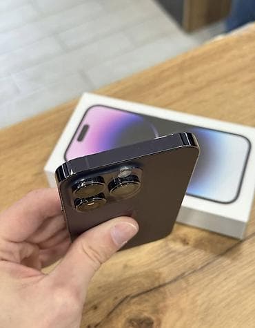 ipad 6: IPhone 14 Pro, 256 GB, Deep Purple, Zəmanət, Simsiz şarj, Face ID — 6