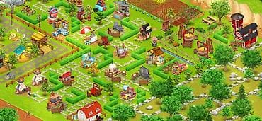 qapi ustu asmalar: Hay Day oyununda orta səviyyədə qurulmuş ferma dizaynı/sxemi - Tam — 2