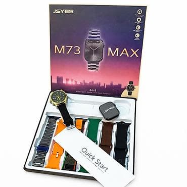 smart saat adapter: Kateqoriya: Smart saatlar Conbo M73 Max Black Ağıllı Saat (1.3” — 1