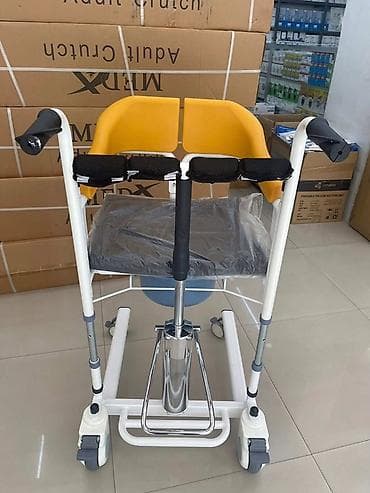 xəstə arabası: Təkərli sanitariya-transfer kreslosu - Məhdud hərəkət qabiliyyətli — 7