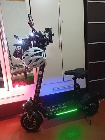 İdman və hobbi: FaSTer RS7 elektrik skuter - Güclü ikili ön proyektor faralar və — 10