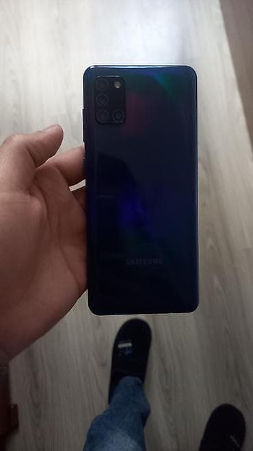s21 samsung: Samsung Galaxy A31, цвет - Голубой, Две SIM карты — 1