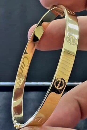 qizilin qrami qiymeti 2020: Bilərzik, Cartier, Sarı qızıl, 585 Əyar, 68 g, Ünvandan götürmə — 1