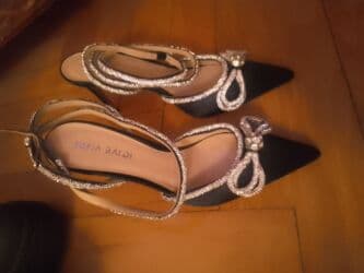 зеленые туфли: Туфли, Размер: 37, цвет - Черный, Новый — 2