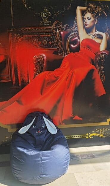 Pufik-kreslo, Parça, rəng - Sarı