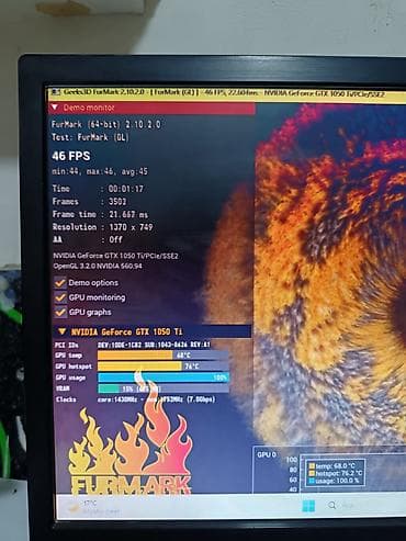 k40 gaming: Videokart Asus GeForce GTX 1050 Ti, 4 GB, İşlənmiş — 2