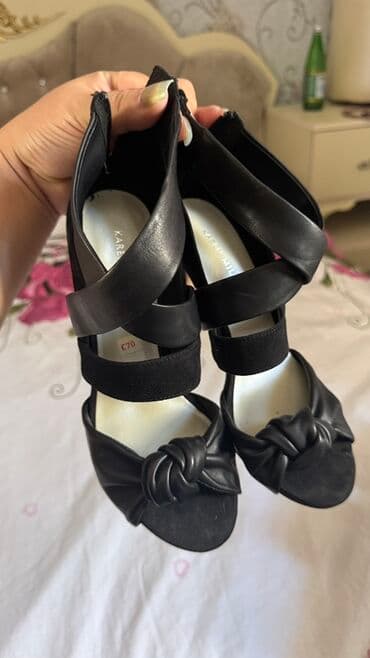 Ölçü: 38, rəng - Qara, İşlənmiş