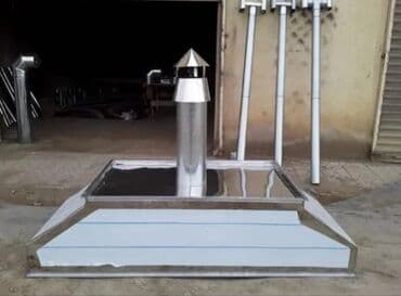 Bitirmə işləri: Bu sənaye ventilyasiya qapağı böyük mətbəxlər və ya sənaye obyektləri — 4