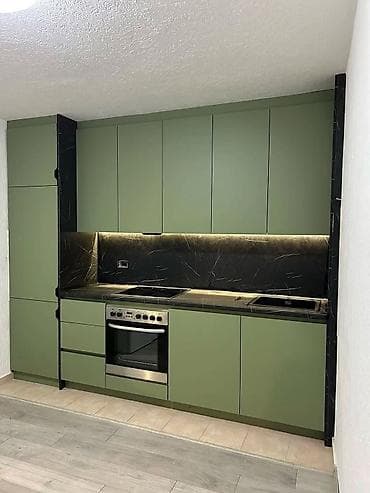 Otaq bitkiləri: Sifarişlə mətbəx dəsti, Özü çəkən petlələr, MDF, Kredit yoxdur, Pulsuz çatdırılma — 1