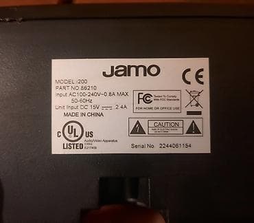 iphone adaptr: JAMO i200 iPOD MP3 telefon AUX səsgücləndirici — 2