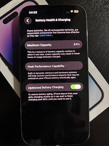 iphone xs max islenmis: IPhone 14 Pro, 128 GB, Deep Purple, Simsiz şarj, Face ID — 7