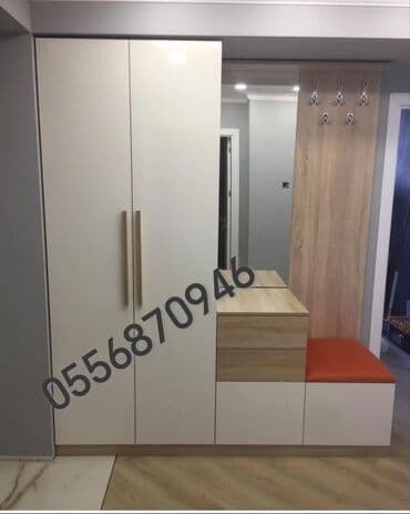 dəhliz mebelləri: Yeni, Açılan, 2 qapılı Düz dolab, Dəhliz dolabı, Azərbaycan — 3