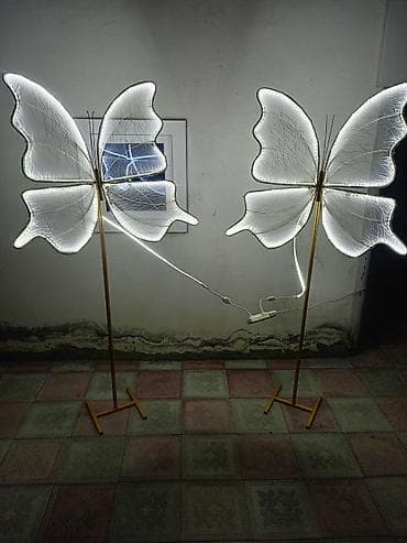 isti hava vuran: Məhsul: LED kəpənək dekorativ döşəmə lampaları (2 ədəd) - Dizayn — 3