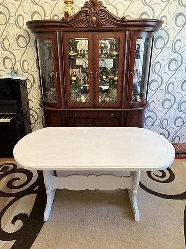 Столы и стулья: Для гостиной, Нераскладной, Овальный стол, 6 стульев — 4