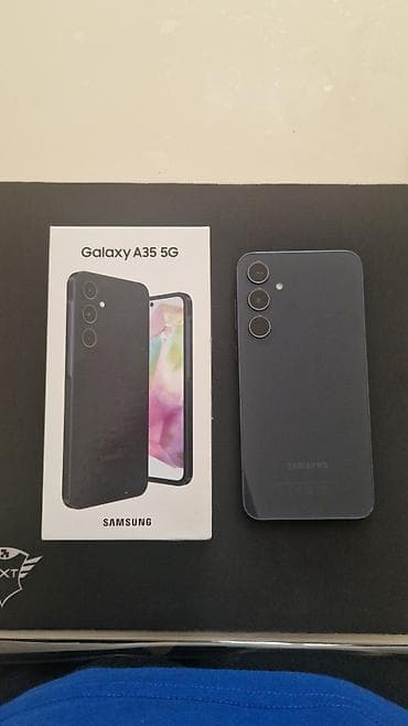 samsung tab 5: Samsung Galaxy A35 5G, 256 GB, rəng - Mavi, İki sim kartlı — 9