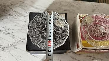 tort bezemek: Tort və şiriniyyat qabı, Şüşə, Çexiya — 6