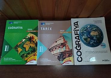 Test kitabları yenidir. Üzərində heç bir yazı yoxdur. REAL ALICIYA