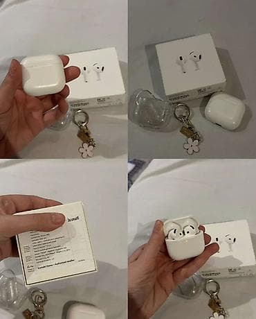 telefon mikrofonu: Airpords 4 3 aydi alinib Apple AirPods Pro (MagSafe şarj qutusu — 1